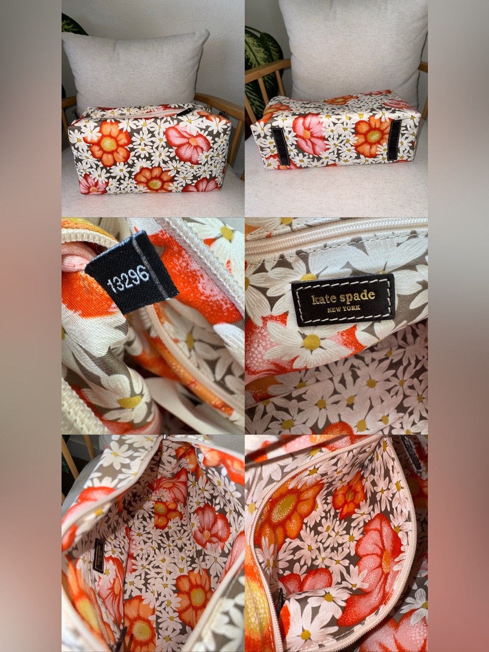 ‼️SOLD‼️Kate Spade New York Natural Woven Straw Weave Nuetral Tote - Picture 16 of 17